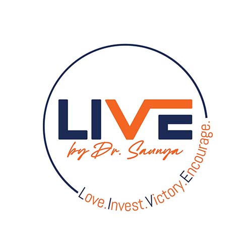 L.I.V.E. By Dr. Saunya logo